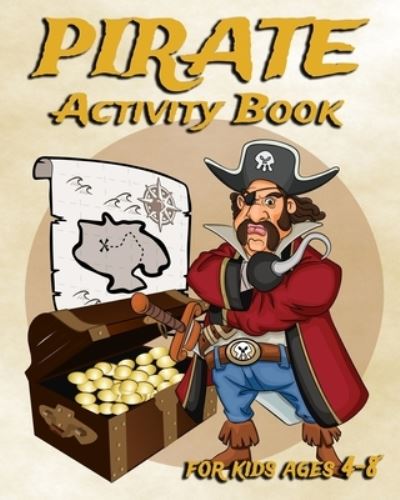 Cover for Nooga Publish · Pirate Activity Book For Kids Ages 4-8 (Pocketbok) (2019)