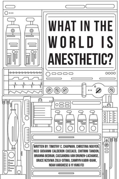 Cover for Grace Nzovwa Zulu-Sitima · What in the World is Anesthetic (Paperback Book) (2021)