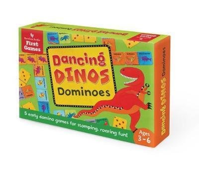 Cover for Barefoot Books · Dancing Dinos Dominoes (Gebundenes Buch) (2018)
