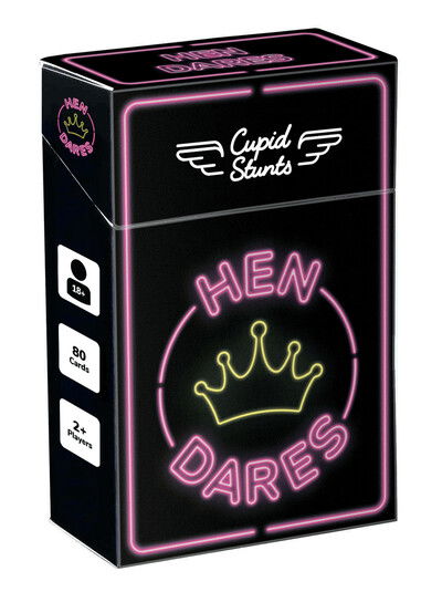 Cover for Summersdale Publishers · Cupid Stunts Cards - The Hen Dares Edition: 80 Silly Challenges to Perk Up a Hen Party (Flashcards) (2020)