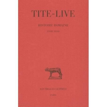 Cover for Tite-live · Histoire Romaine (Collection Des Universites De France Serie Latine) (French Edition) (Paperback Book) [French edition] (2003)