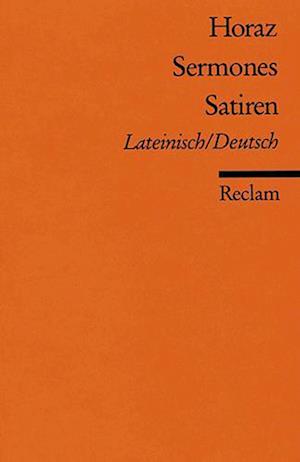 Cover for Horaz · Reclam UB 00431 Horaz.Satiren.Lat.-Dt. (Book)