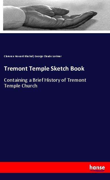 Cover for Blackall · Tremont Temple Sketch Book (Bog)