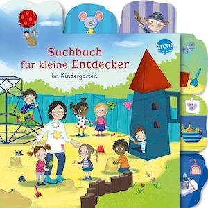 Cover for Sabine Sauter · Suchbuch für kleine Entdecker. Im Kindergarten (Board book) (2022)