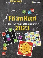 Cover for Eberhard Krüger · Fit im Kopf - der Denksport-Kalender 2023. Jeden Tag Gehirnjogging mit dem beliebten Abreißkalender (Calendar) (2022)