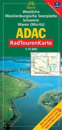 Cover for ADAC Verlag · Westliche Mecklenburgische Seenplatte, Schwerin, Waren (Müritz), ADAC Radtourenkarte 6 1:75.000 (Book) [1st edition]