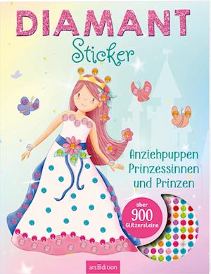 Cover for Marlit Kraus · Diamantsticker Anziehpuppen – Prinzessinnen und Prinzen (Book) (2025)