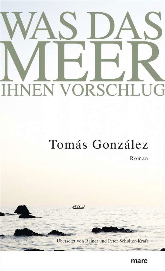 Cover for González · Was das Meer ihnen vorschlug (Buch)