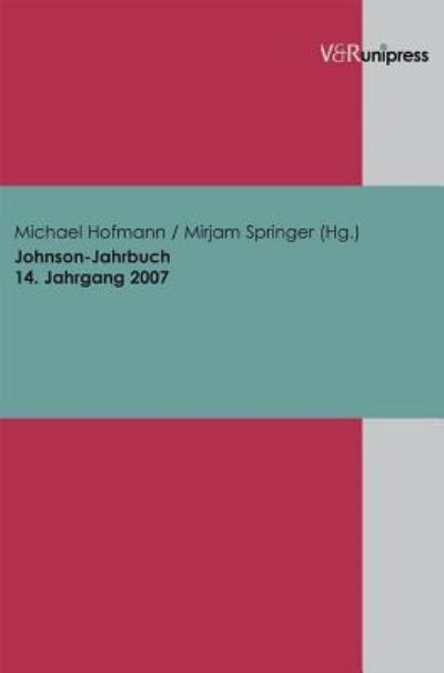 Johnson-Jahrbuch. - Michael Hofmann - Books - V&R unipress GmbH - 9783899714319 - July 23, 2008