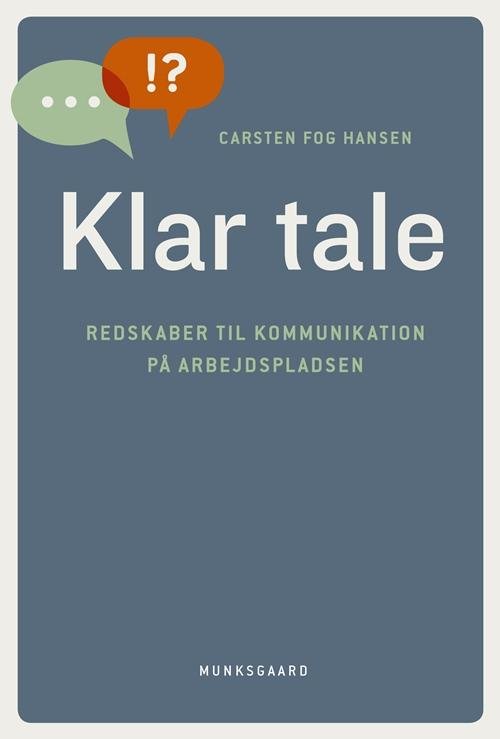 Cover for Carsten Hansen · Klar tale (Indbundet Bog) [1. udgave] (2016)
