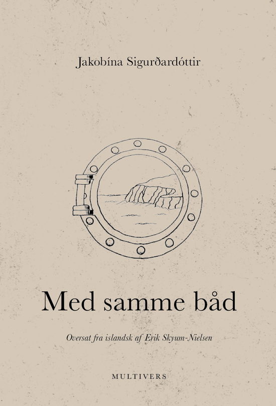 Cover for Jakobína Sigurðardóttir · Med samme båd (Taschenbuch) [1. Ausgabe] (2021)