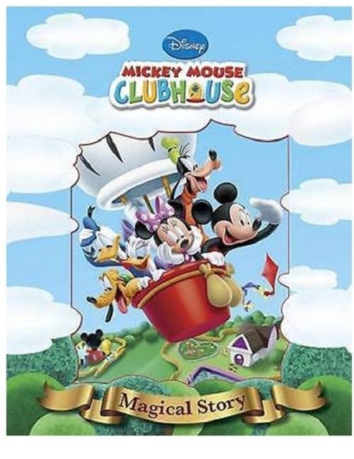 Cover for Disney Magiske Historier Mickeys Klubhus (Hardcover Book) (2015)