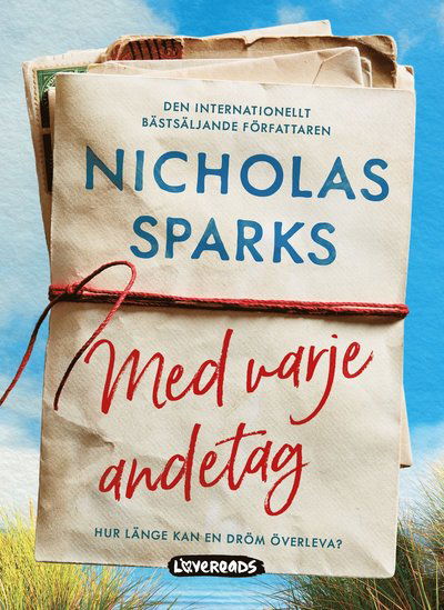Cover for Nicholas Sparks · Med varje andetag (Book) (2019)