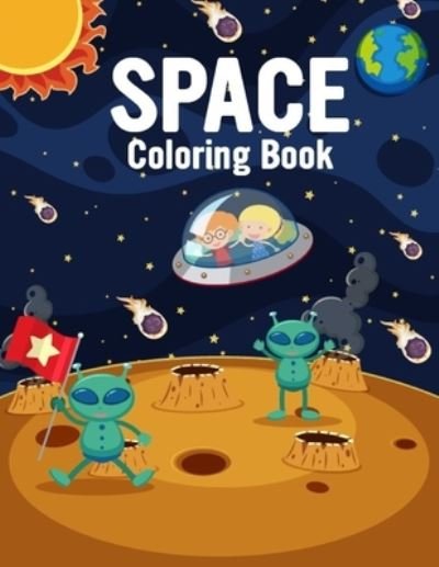 Cover for Space Life Book · Space Coloring Book (Paperback Book) (2020)