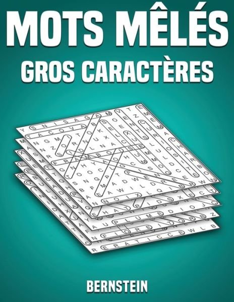 Cover for Bernstein · Mots meles adultes gros caracteres (Paperback Book) (2020)