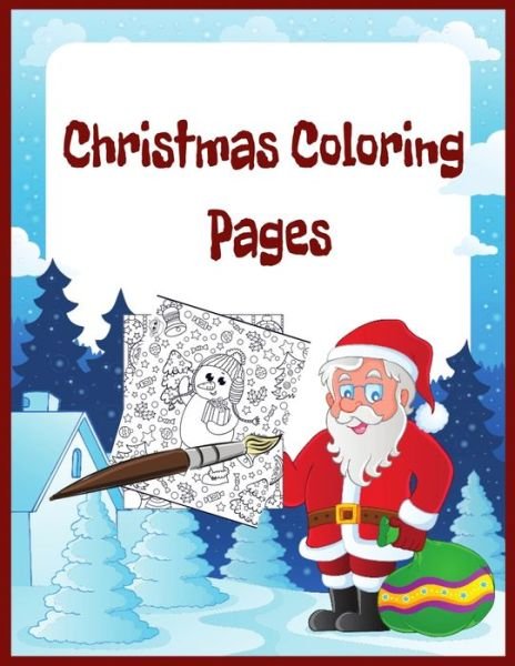 Cover for Ca Boo · Christmas Coloring Pages (Paperback Bog) (2020)