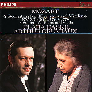 Sonatas for Violin & Piano - Mozart / Haskil / Grumiaux - Musique - PHILIPS - 0028941225320 - 25 octobre 1990