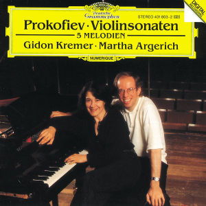 Prokofiev: Violin Sonatas N. 1 - Kremer Gidon / Argerich Martha - Music - POL - 0028943180320 - November 21, 2002