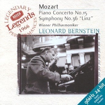 Mozart: Klavierkonzert 15 / Linzer Sinfonie - Leonard Bernstein - Musik - UNIVERSAL - 0028946712320 - 