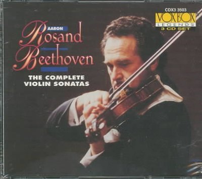 Cover for Beethoven / Rosand · Violin Sonatas (CD) (1995)