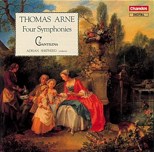 Symphonies 1-4 - Arne / Cantilena / Shepherd,adrian - Music - CHANDOS - 0095115840320 - October 28, 1992
