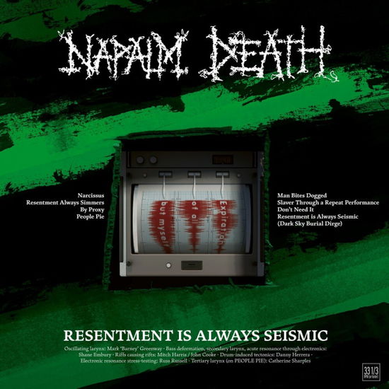 Resentment Is Always Seismic - Napalm Death - Music - CENTURY MEDIA - 0194399543320 - February 11, 2022