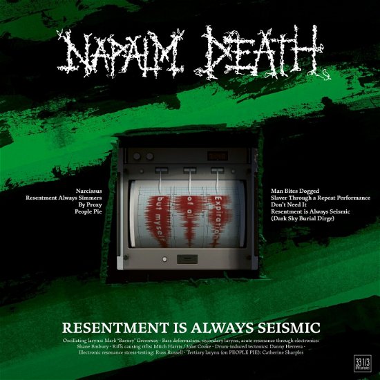 Resentment is Always Seismic - a Final Throw of Throes/cd Digipak - Napalm Death - Musiikki - POP - 0194399543320 - perjantai 19. elokuuta 2022