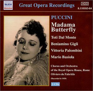 Cover for Rome Operafabritiis · Puccinimadama Butterfly (CD) (2002)