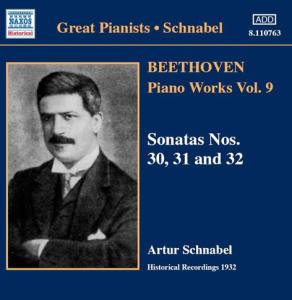 Cover for Artur Schnabel · BEETHOVEN: Piano Works Vol.9 (CD) (2005)