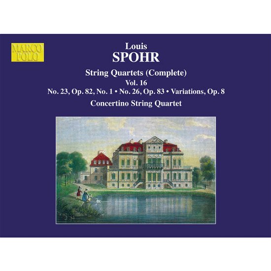 Cover for Spohr · String Quartets Vol 16 (CD) (2014)