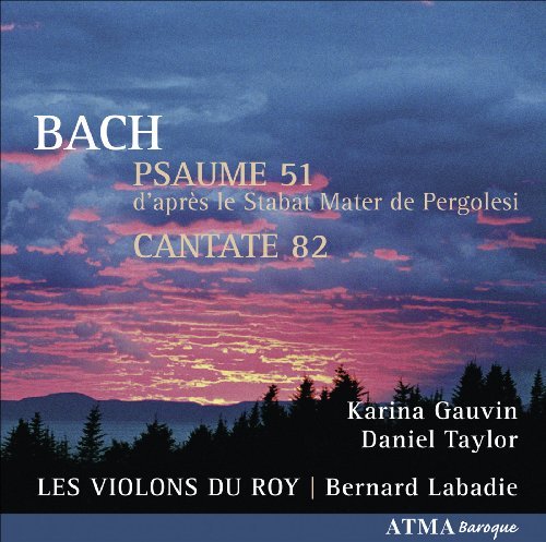 Psaume 51/Cantate 82 - Johann Sebastian Bach - Muziek - ATMA CLASSIQUE - 0722056234320 - 10 januari 2004