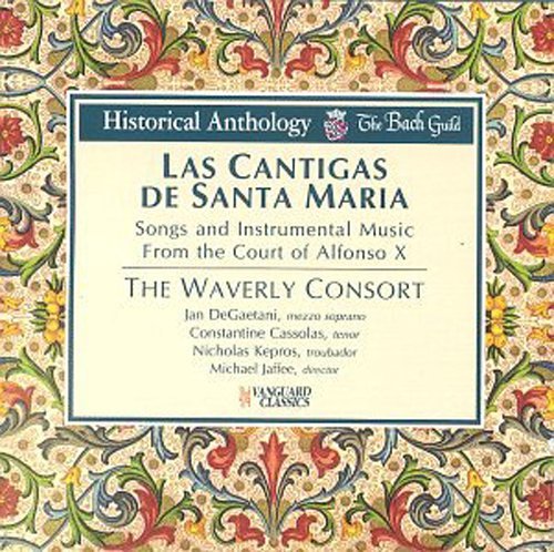 Cover for Waverly Consort · Las Cantigas De Sanata Maria (Spanish Medieval Canticles) (CD) (1998)