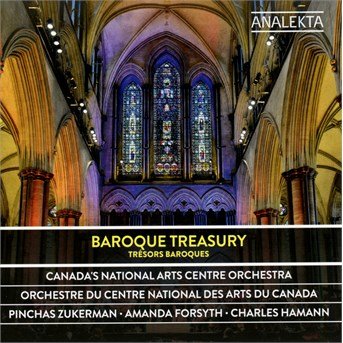 Cover for Zukerman / Forsyth / Canada's National Arts Orch · Baroque Treasury (CD) (2016)