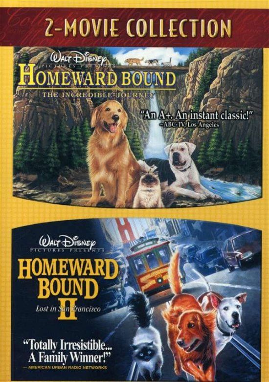 Cover for Homeward Bound: Incredible Journey &amp; Lost in Sf (DVD) (2008)