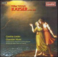 Goethe Lieder & Chamber M - P.C. Kayser - Musique - GUILD - 0795754716320 - 17 janvier 2000