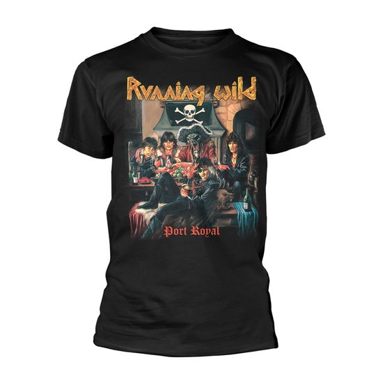 Cover for Running Wild · Port Royal (T-shirt) [size S] [Black edition] (2019)