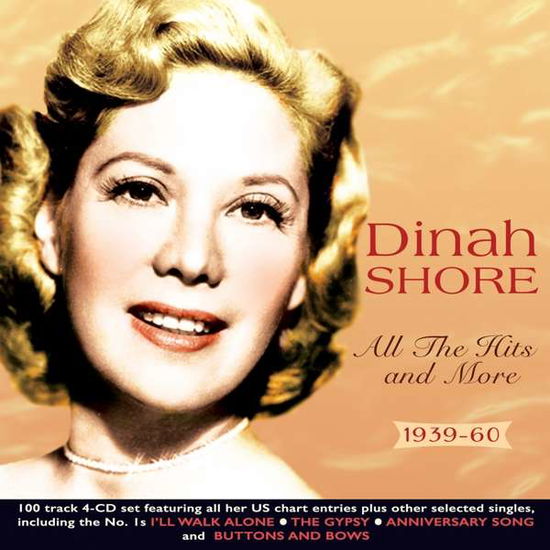 All The Hits And More 1939-60 - Dinah Shore - Musiikki - ACROBAT - 0824046711320 - perjantai 7. huhtikuuta 2017