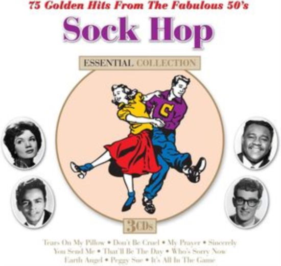 Cover for Sock Hop: Essential Collection / Various · Sock Hop - 75 Golden Hits From The Fabulous 50S (CD) (2021)