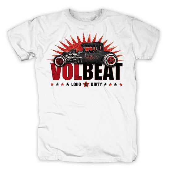 Cover for Volbeat · Car White (T-shirt) [size XL] (2012)