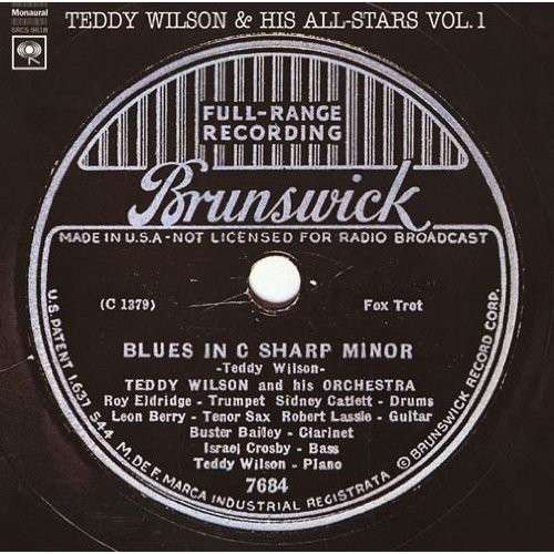 Cover for Teddy Wilson · And His All-stars 1 (CD) [Japan Import edition] (2014)