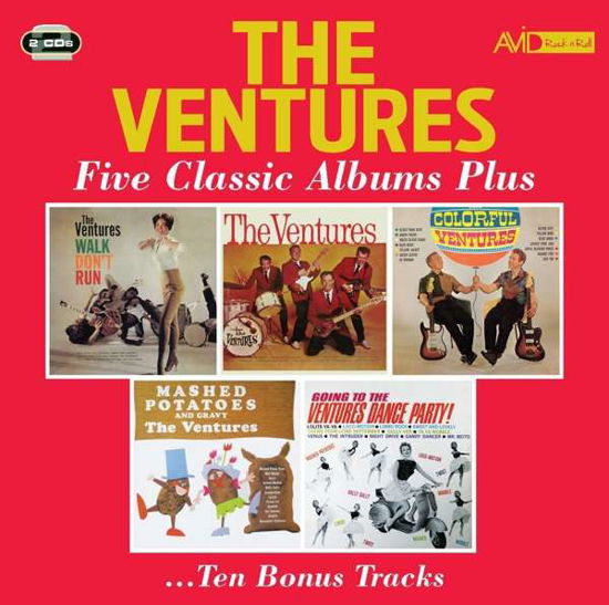 Five Classic Albums Plus - Ventures - Música - AVID ROCK N ROLL - 5022810728320 - 6 de septiembre de 2019