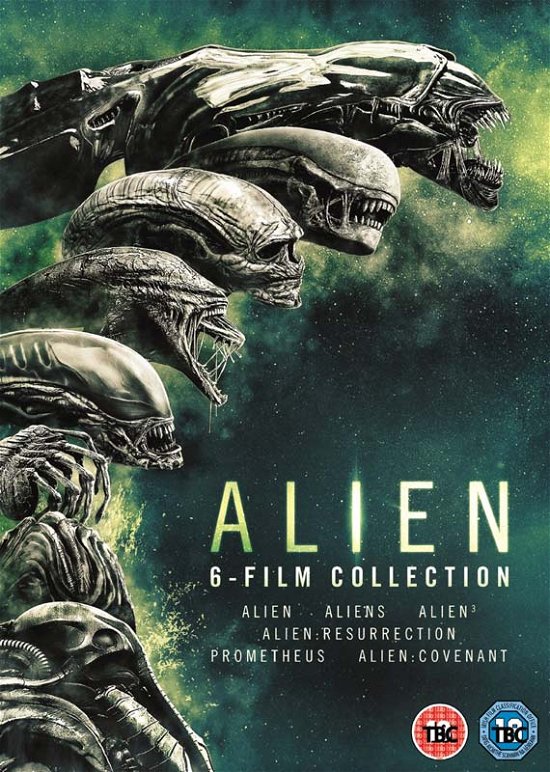Alien 1-6 · Alien - 6 Film Collection (DVD) [Box set] (2017)