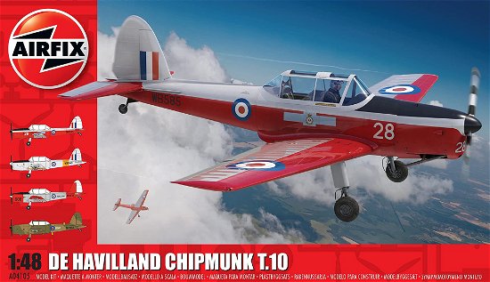 Airfix - 1/48 De Havilland Chipmunk T.10 (8/21) * - Airfix - Merchandise - Airfix-Humbrol - 5055286686320 - 2023