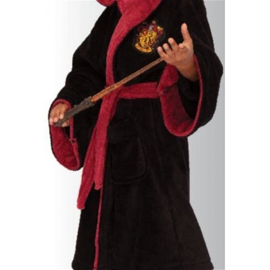Harry Potter - Robe - Gryffindor Kids Poly Fleece Black / Burgundy Large - Groovy UK - Merchandise -  - 5055437929320 - 