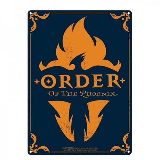 Harry Potter: Order Of The Phoenix (Targa Metallica Grande) - Harry Potter - Merchandise - HALF MOON BAY - 5055453446320 - 