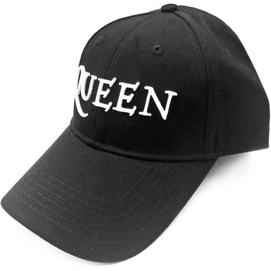 Queen Unisex Baseball Cap: Logo (Black) - Queen - Produtos - Bravado - 5056170630320 - 24 de janeiro de 2018