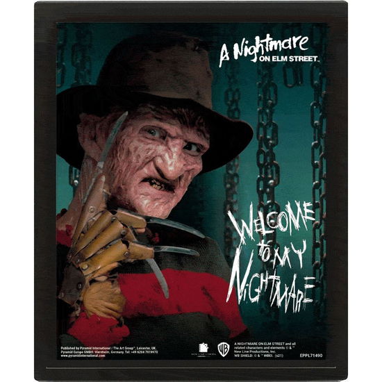 Cover for A Nightmare On Elm Street · A NIGHTMARE ON ELM STREET - Chains - 3D Lenticular (Leketøy)