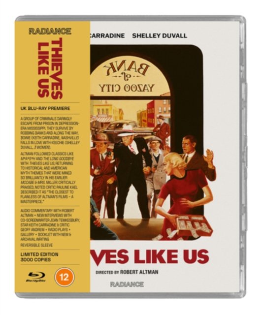 Thieves Like Us Limited Edition - Robert Altman - Elokuva - Radiance Films - 5060974680320 - maanantai 17. heinäkuuta 2023
