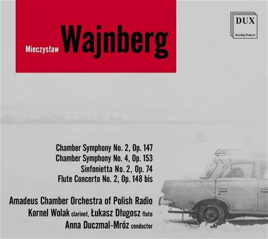 Cover for Lukasz Dlugosz / Amadeus Chamber Orchestra of Polish Radio &amp; Anna Duczmal-mroz · Weinberg: Chamber Symphonies Nos 2 &amp; 4. Sinfonietta. Flute Concerto No.2 (CD) (2020)
