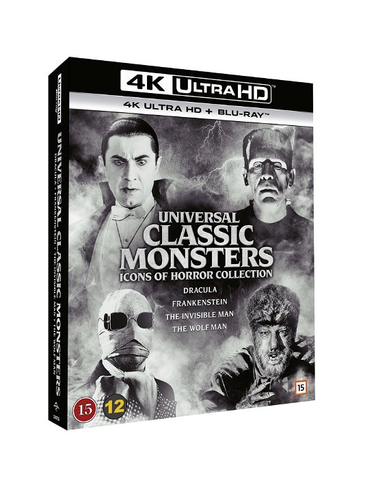 Cover for Universal Classic Monsters - Icons of Horror Collection (4K Ultra HD/BD) [Box Set edition] (2021)